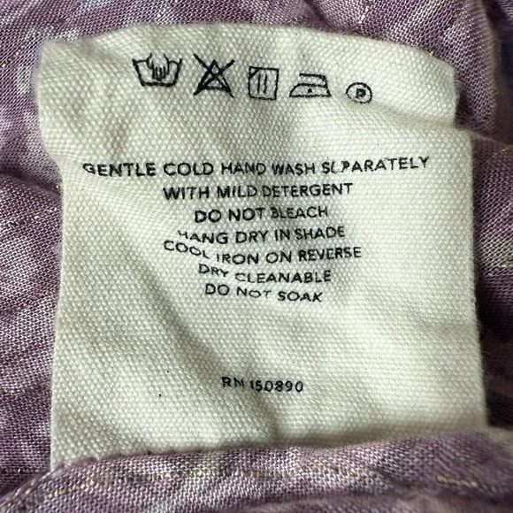 Spell & The Gypcy Collective Dahlia Mulberry Blouse Size XS Oversized Boho Pink - Picture 10 of 10